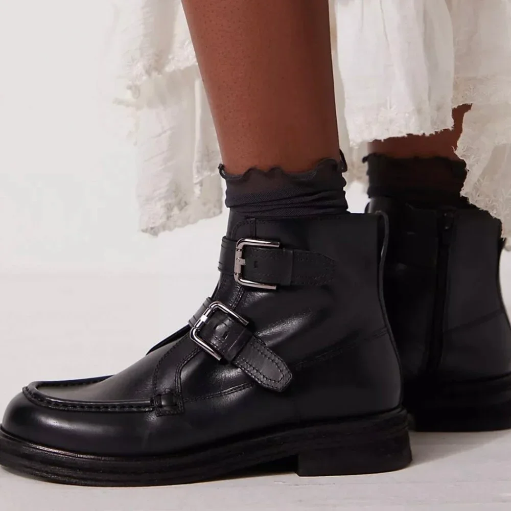 Free People Isla Moto Boot NEW Size 8.5